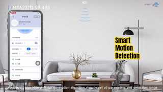 RS485 モーション ディテクタ スマート フラッシュ マウント 24GHz