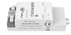 DALI2 Casambi Network Microwave Sensor 220-240Vac Operating Voltage For Ceiling Light MC173S B1