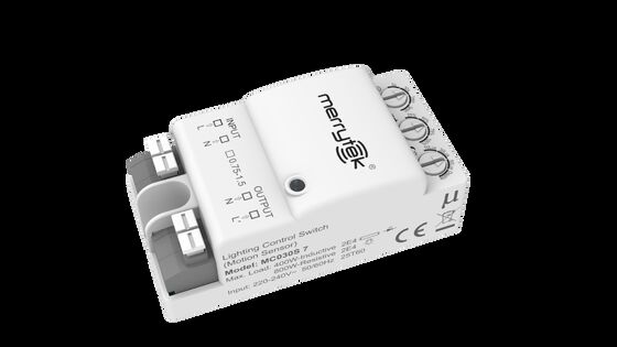 マイクロ波ON/OFFモーションセンサー、ロータリースイッチ設定、低待機電力付き